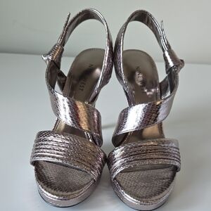 Nine West Shimmering Strappy Heels